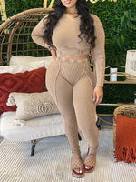 Ribbed Two-Piece Set