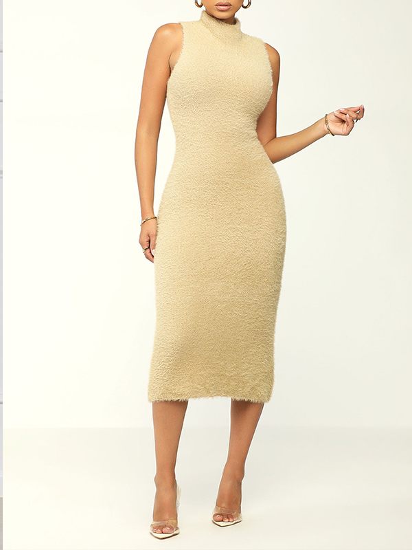 Fuzzy Sleeveless Dress--Shipped on Oct 31st