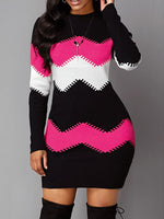 11urban Colorblock Sweater Dress