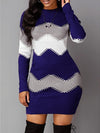 11urban Colorblock Sweater Dress