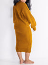 11urban Solid Knit Top & Skirt Set
